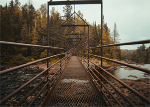 hiking bridge